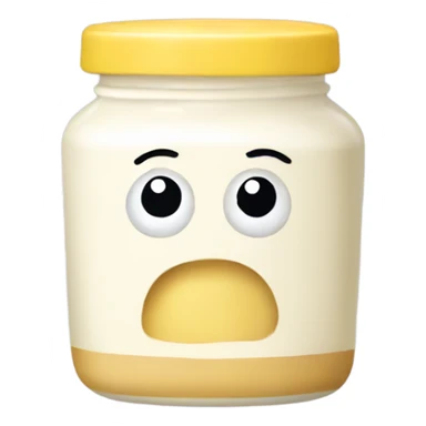 Mayonnaise pot sticker