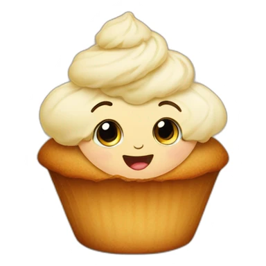 baby inside a muffin sticker