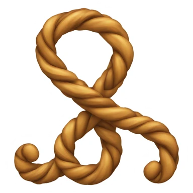 A double twist  sticker