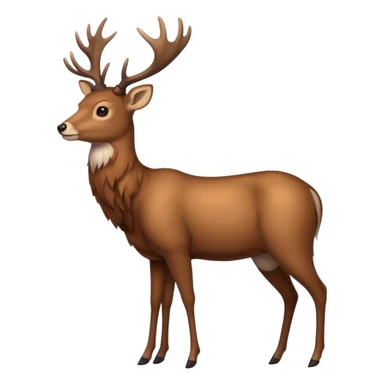 deer full body sticker