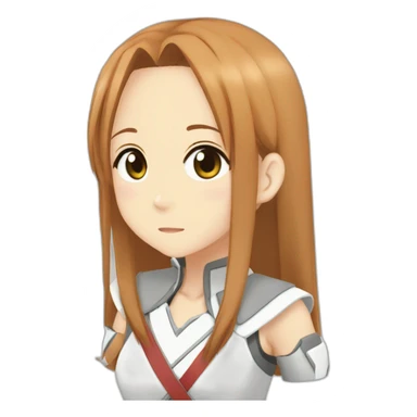 Asuna from sword art online sticker