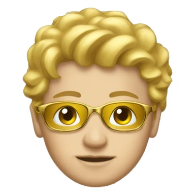 Luxury gold frame sticker