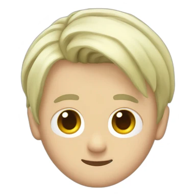 Draco Malfoy hair sticker