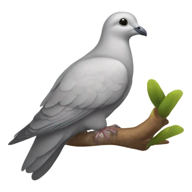 Dove crossed with sloth sticker
