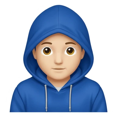 royal blue hoodie sticker