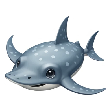 tiny stingray sticker