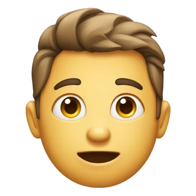 Emoji that’s making a cute face while on phone sticker