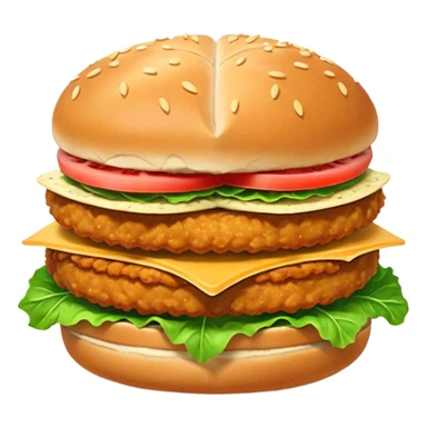 Schnitzelbroetchen mit Salatblatt, keine extra Sachen sticker