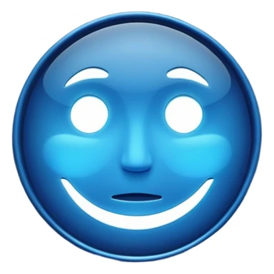 blue sign at the night  sticker