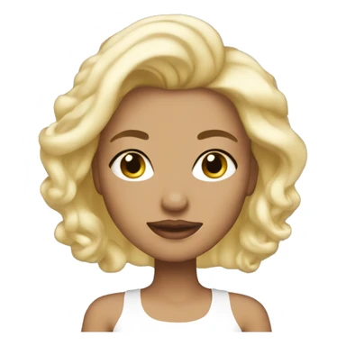Glam Blonde sticker