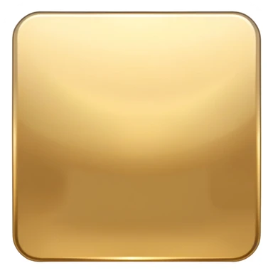 A golden square with a slight gradient, variation 3 sticker