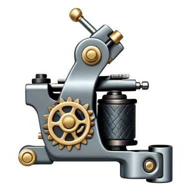 Tattoo mashine sticker