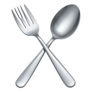 cutlery silver sticker