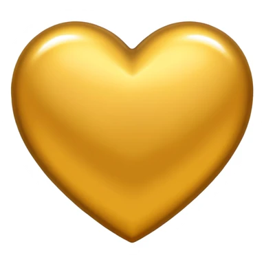 coração dourado sticker