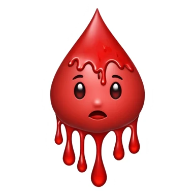 Blood came sticker