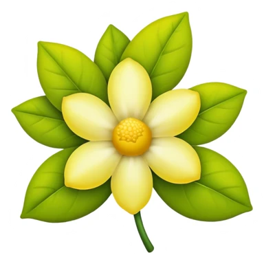 lemon flower sticker