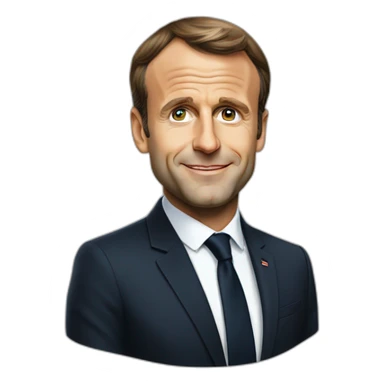 Président Emmanuel Macron sticker