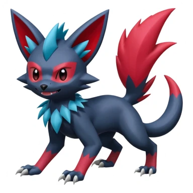 Sneasel-Weavile-Zoroark-Fakémon-hybrid-creature (full body)  sticker