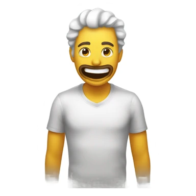 Persona feliz vomitando miel sticker