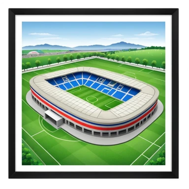 soccer stadium of fc basel in switzerland sticker