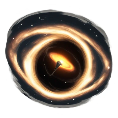 Interstellar blackhole  sticker