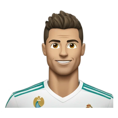 Ronaldo in real madrid sticker