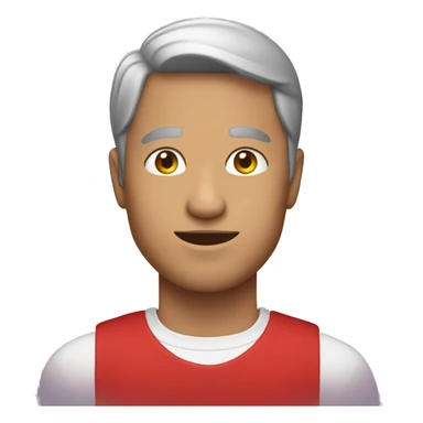 A man wearing a red dress sticker