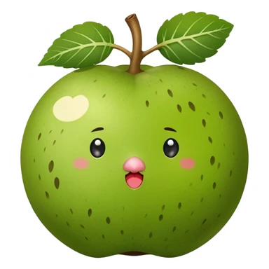 Something in green, cute, can be used for daily use, no meaning, inspired by chinese culture and kiwi fruit, no context  sticker