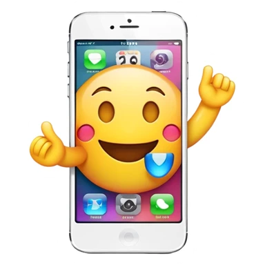 Iphone happy emoji sticker