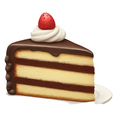 Slice of cake sticker