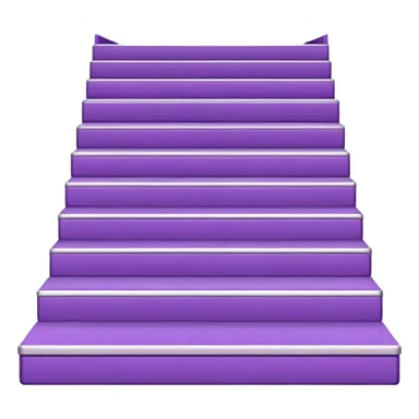 42-foot purple steps in floor map with lines sticker