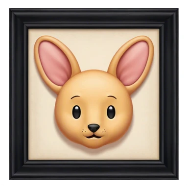 Room with ears all over the walls sticker