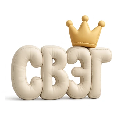 'СВЭГ' with a cartoon gold crown, soft edges, cushion style, no background sticker