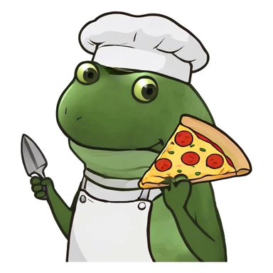 homemade pizza sticker