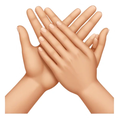 Hands rubbing together sticker