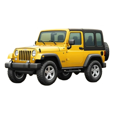 yellow jeep sticker