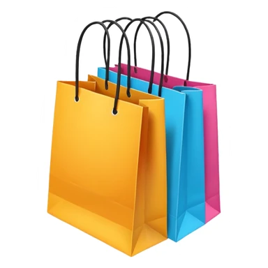 shopping bags sticker