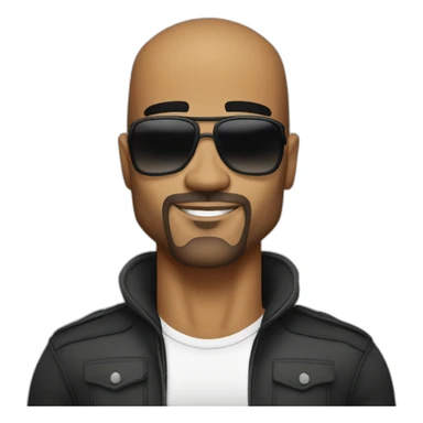 Shemar moore debout dans esprit criminel sticker