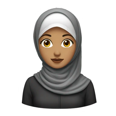 Hijabi girl with bmw sticker