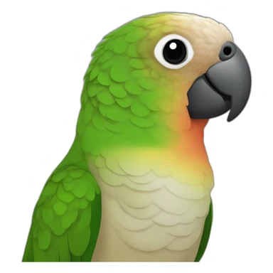 Green cheek conure sticker