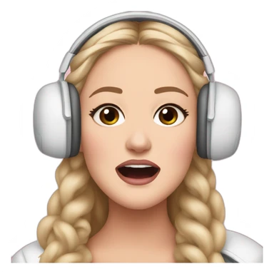 Billie lourd scream queens wearing earmuffs sticker