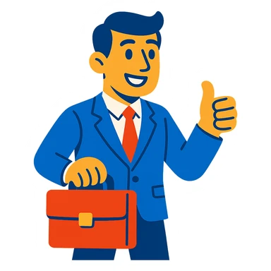 business man sticker