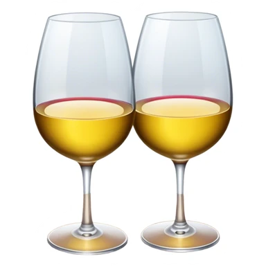 Wine glasses sticker