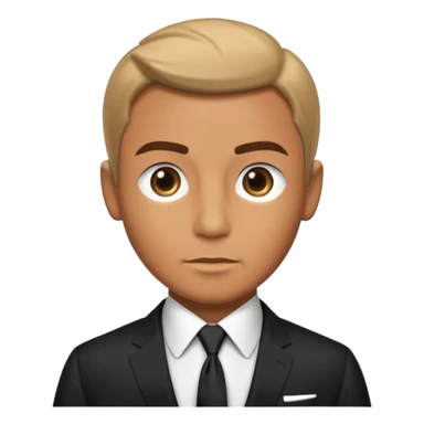 special agent james bond style sticker