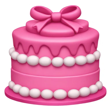 Pink cake Chanel sticker