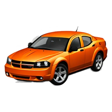 2008 Dodge avenger, sunset orange, 3.5L V6, black rims, tint, pearlescent sunset orange paint. sticker
