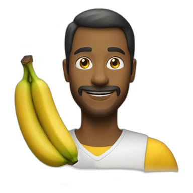 Une banane qui fait la fête sticker