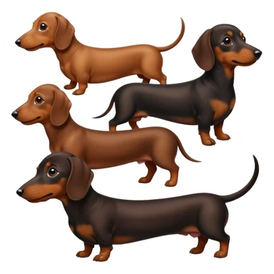 Dachshunds sticker