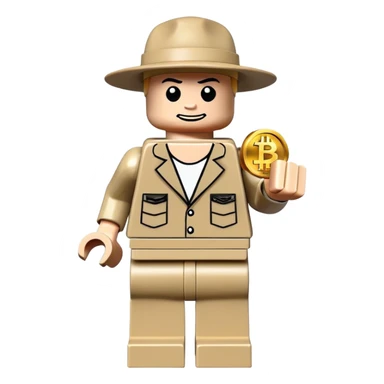lego homme hackeur bitcoin sticker
