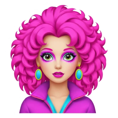 80'S CELEBRITY GIRL sticker